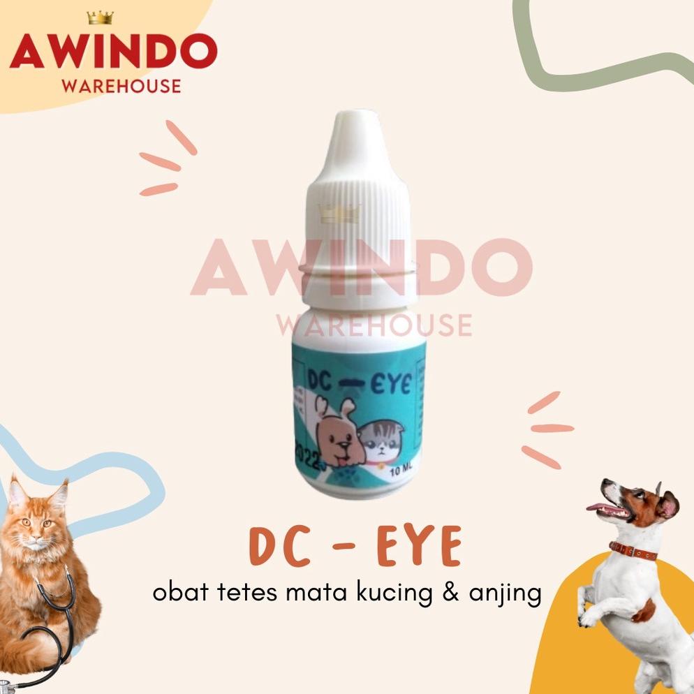 DC EYE - Obat Tetes Mata Kucing Anjing Selaput Mata Putih Infeksi Mata