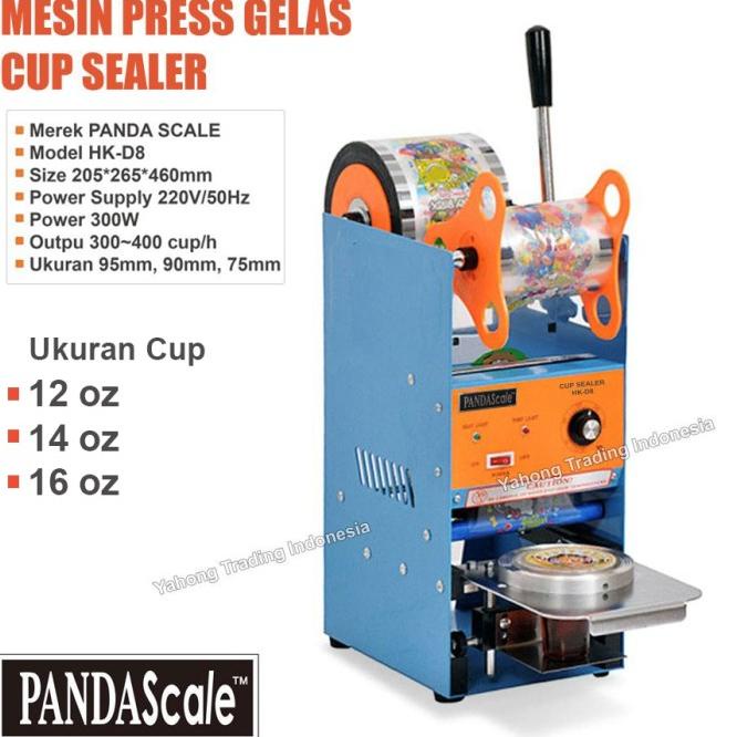Alat Pres Gelas Minuman Mesin Press Cup Sealer