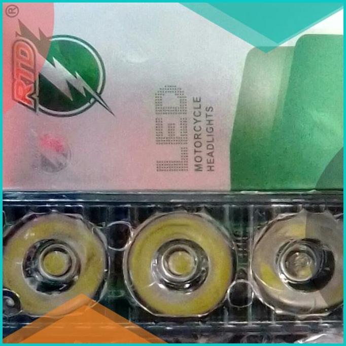 Lampu tembak led 3 mata titik cahaya putih variasi motor 16novz3 tools