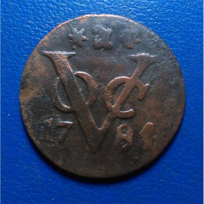 Koin VOC 1 Duit Zeeland 1781