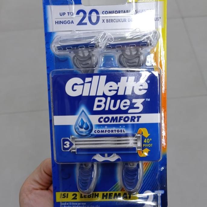 {{{{{{] gillette blue 3 comfort 2s