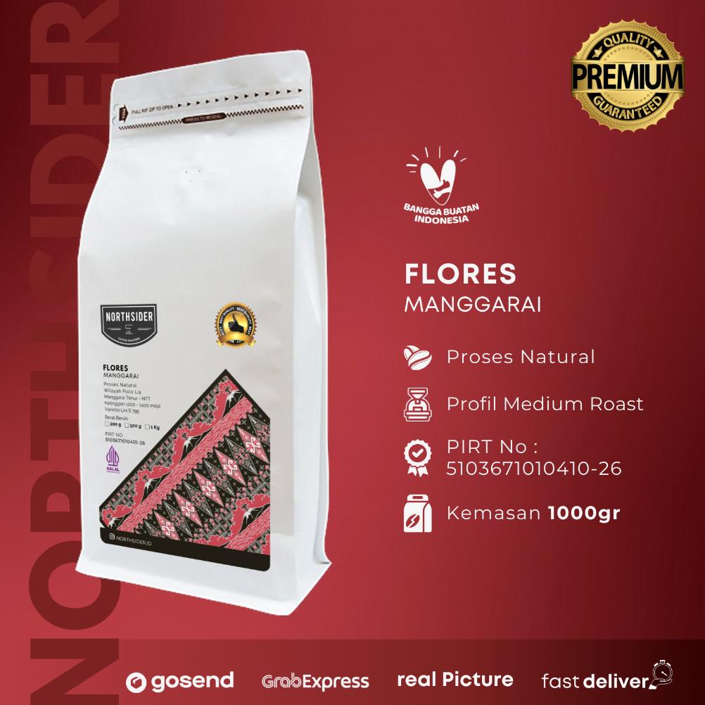 

Northsider Kopi arabika Flores Manggarai Natural coffee 1kg