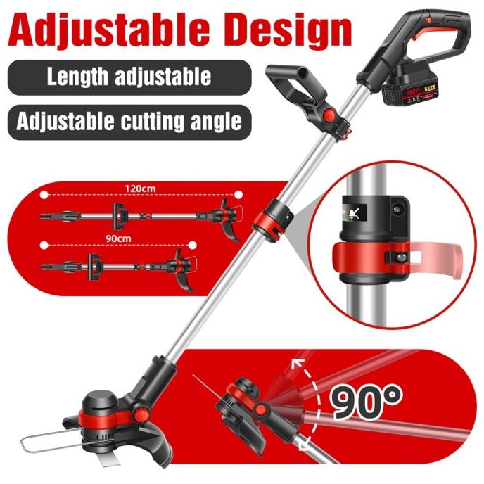 Mesin Potong Rumput Elektrik 48V Mesin Potong Rumput Baterai Pemotong