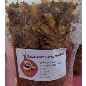 

Bawang Goreng Tanpa Tepung Pedas 150Gr