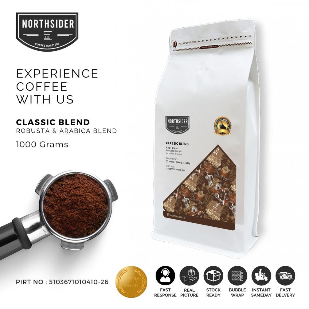 

Northsider Kopi arabika robusta Classic Blend Espresso Cold brew 1Kg