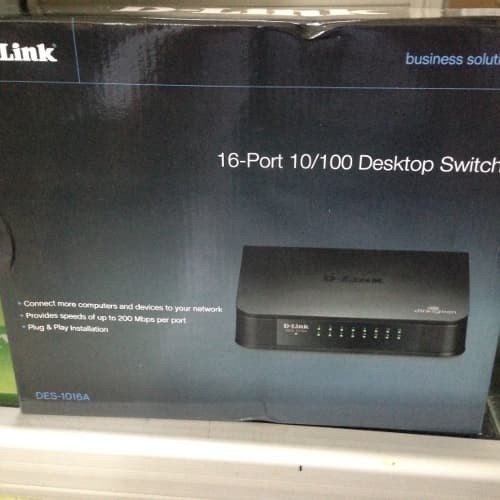 Dlink Switch Hub 16-Port DES-1016A
