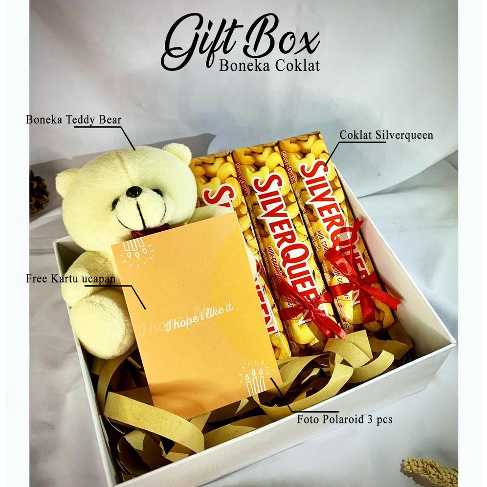 

Diskon Besar Kado Ultah Pacar Hampers Boneka Hampers Coklat Silverqueen 62R Buat Ulang Tahun Cewek / Anniversary / Valentine Free Kartu Ucapan Sale