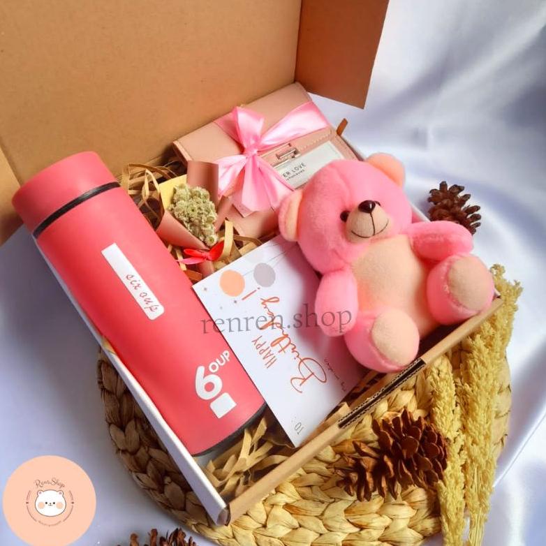 

Terlaris Ready - Gift Box Set Hampers Tumbler Boneka / Kado Cewek Murah / Kado Ultah / Kado Valentine Cod