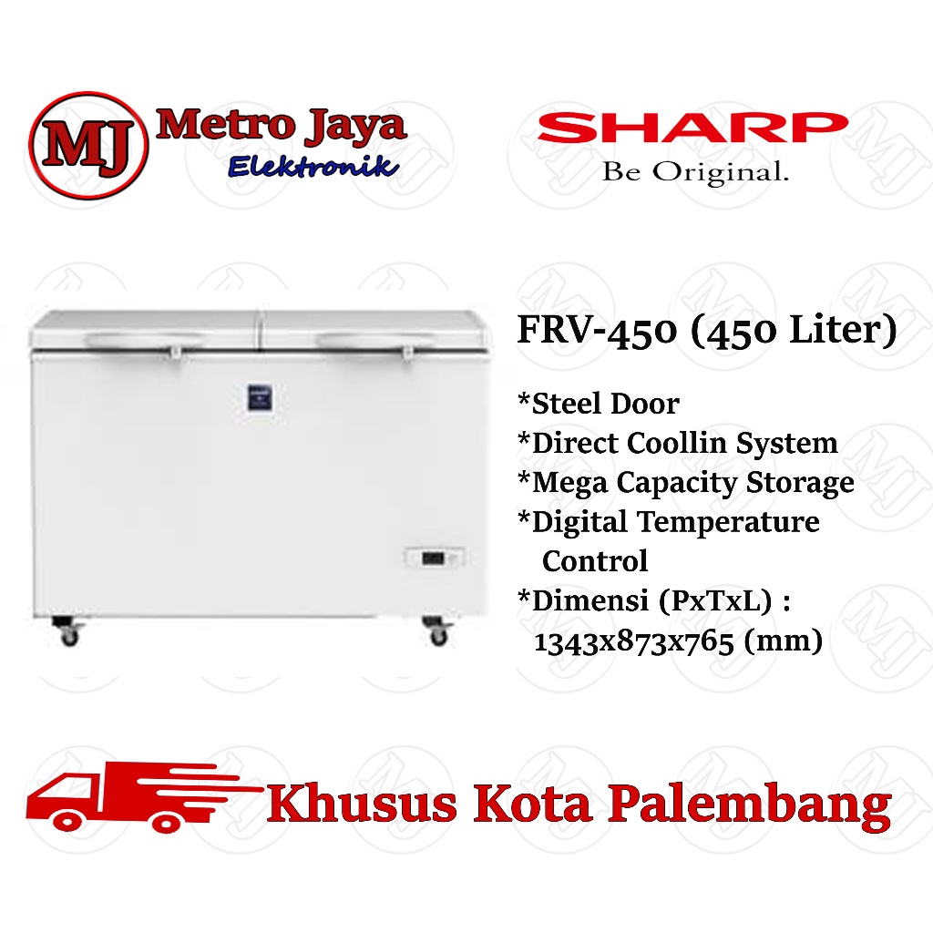 CHEST FREEZER Sharp FRV 450 Box Freezer Sharp FRV-450 435 LITER