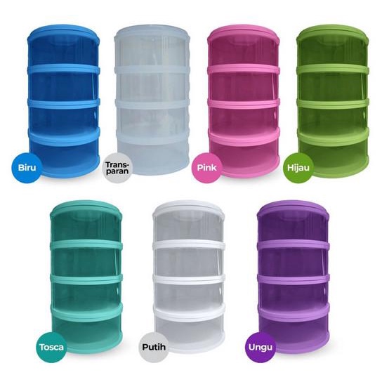 4/5 Susun || Tudung Saji Warna Food Storage 5 Layer/4 Tingkat