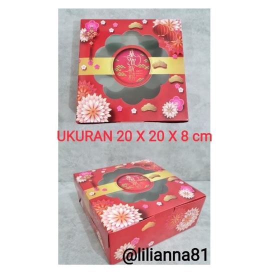 

Sale !! (5 Pcs) Dus Imlek Ukuran 20*20*8Cm Full Print Terlaris