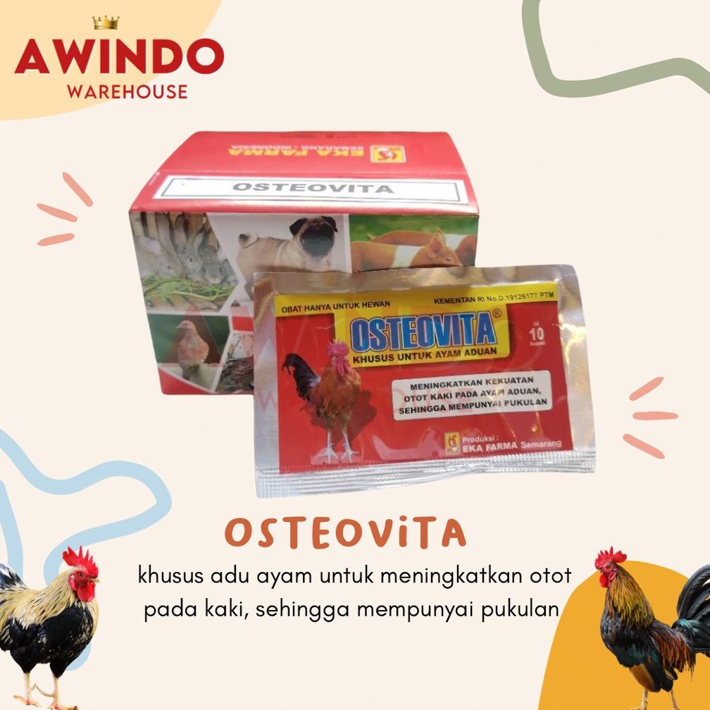 OSTEOVITA AYAM ADU - Obat Vitamin Khusus Ayam Adu