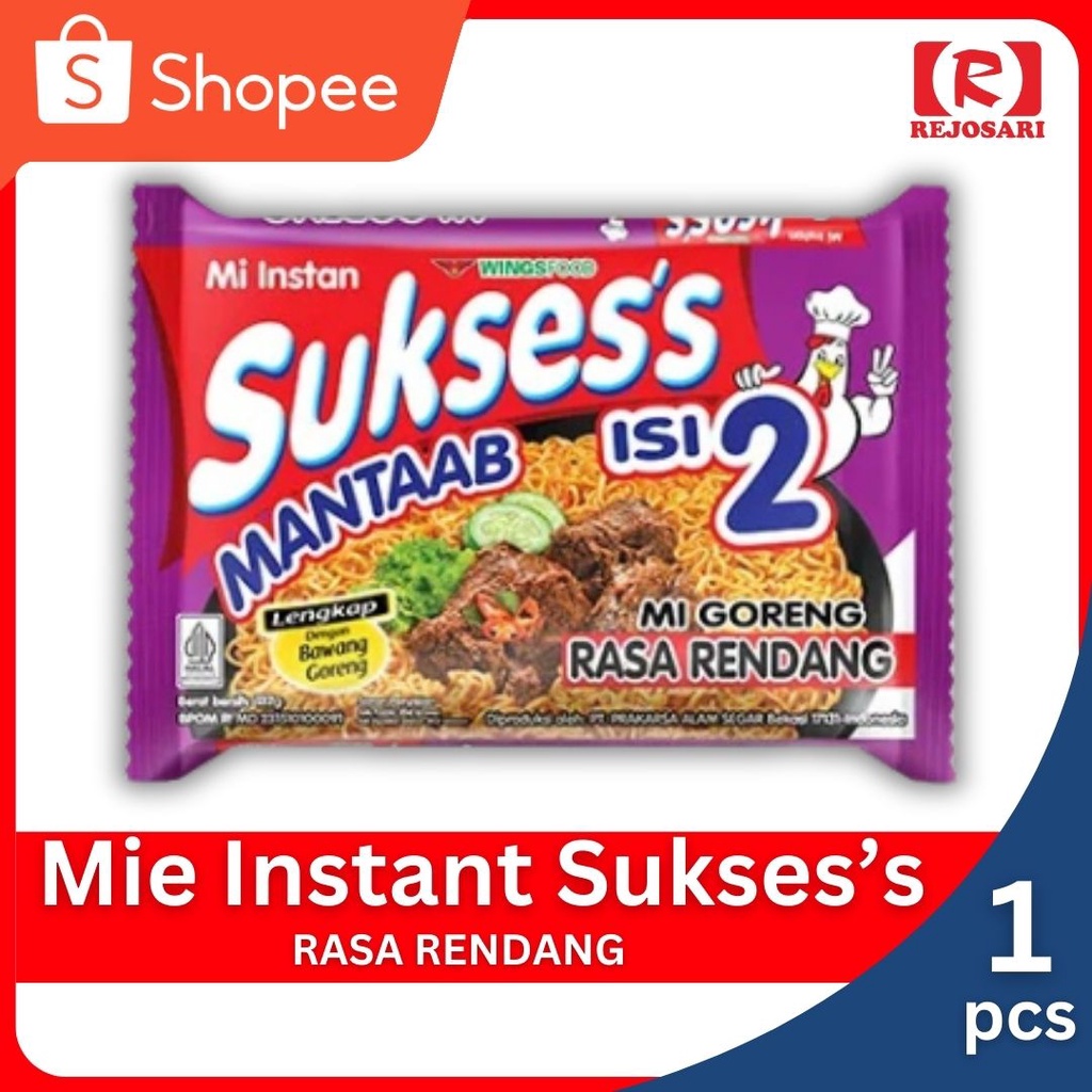 

Mie Instan Goreng Sukses Rendang