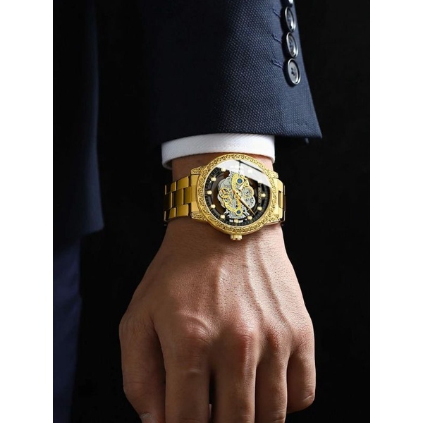 Jam Tangan Binbond Bosindo Original Terlaris Anti Air Kuarsa Stainliss Fashion