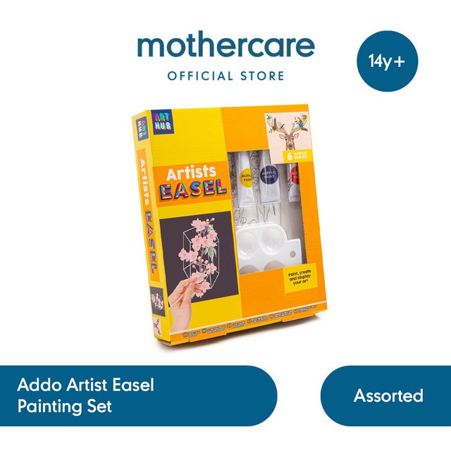 Addo Artist Easel Painting Set (Assorted) - Mainan Melukis Cat Anak