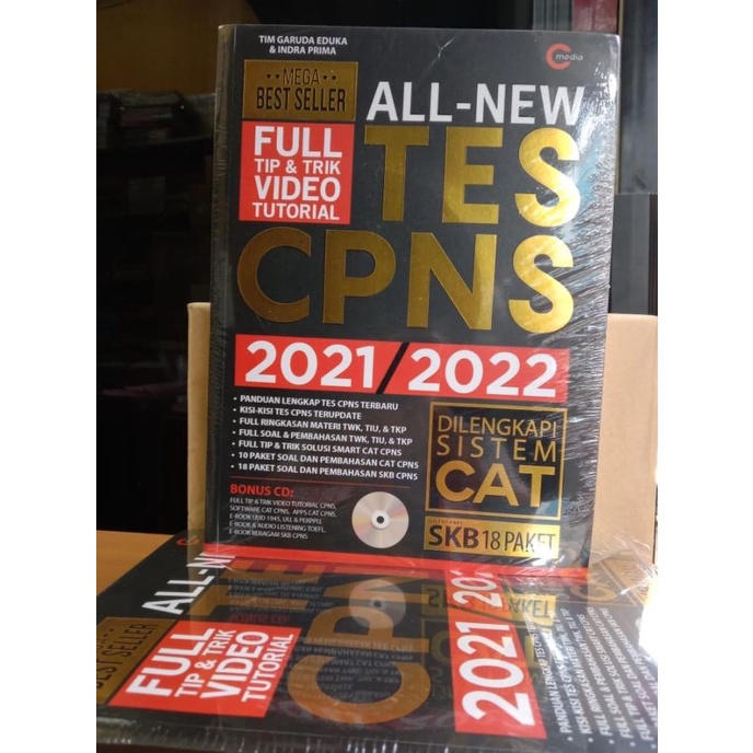 Origianal - Buku All New Tes CAT CPNS 2021/2022 Oleh Tim Garuda Eduka