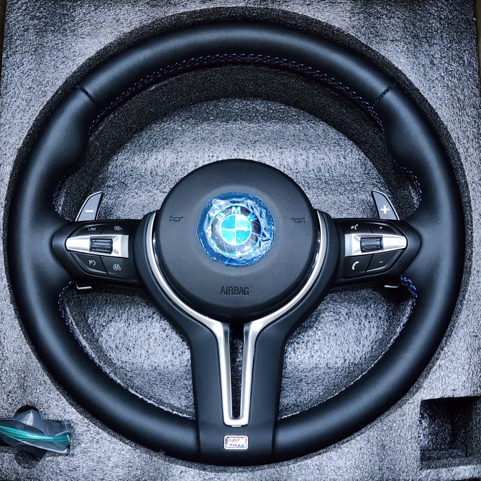 {Second} SETIR BMW STEERING WHEEL STIR M SPORT F10 F30 F32 F35 F15 FULL LEATHER Diskon