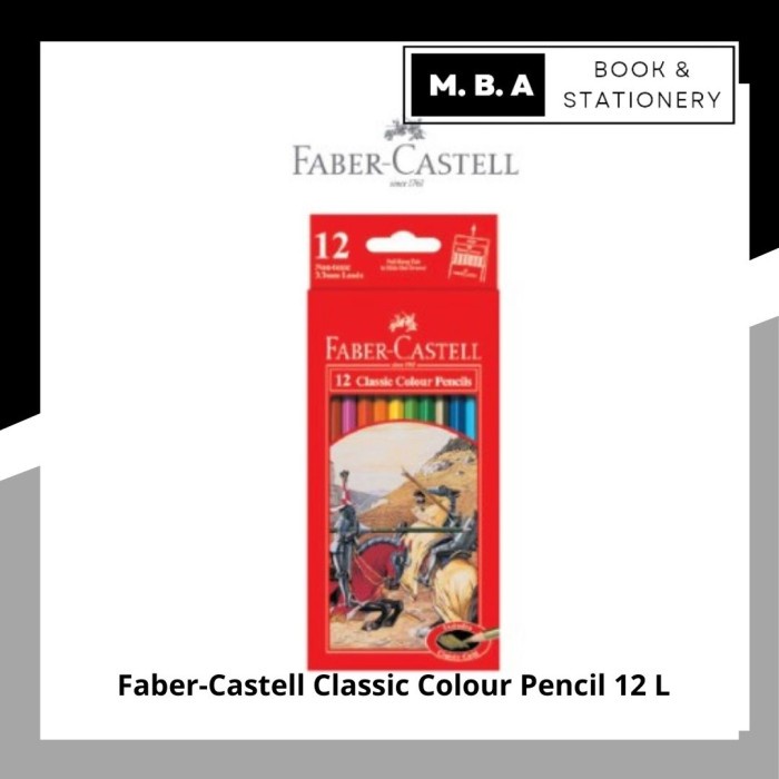 

Faber-Castell Classic Colour Pencil 12 L