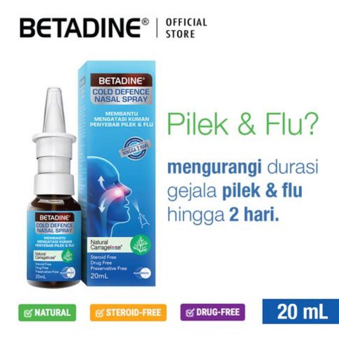 Betadine Cold Defence Nasal Spray Aduld ( Dewasa )
