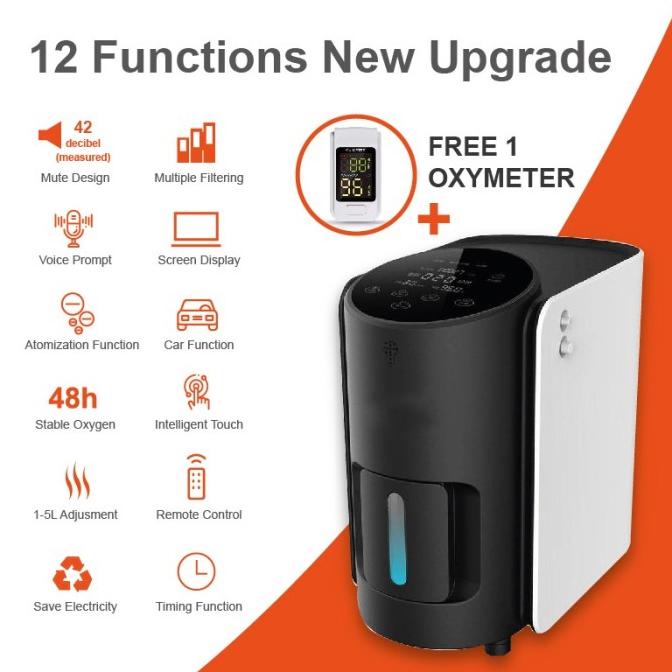 MEDRIS Oxygen Concentrator Homecare Mesin Generator Oksigen Bergaransi