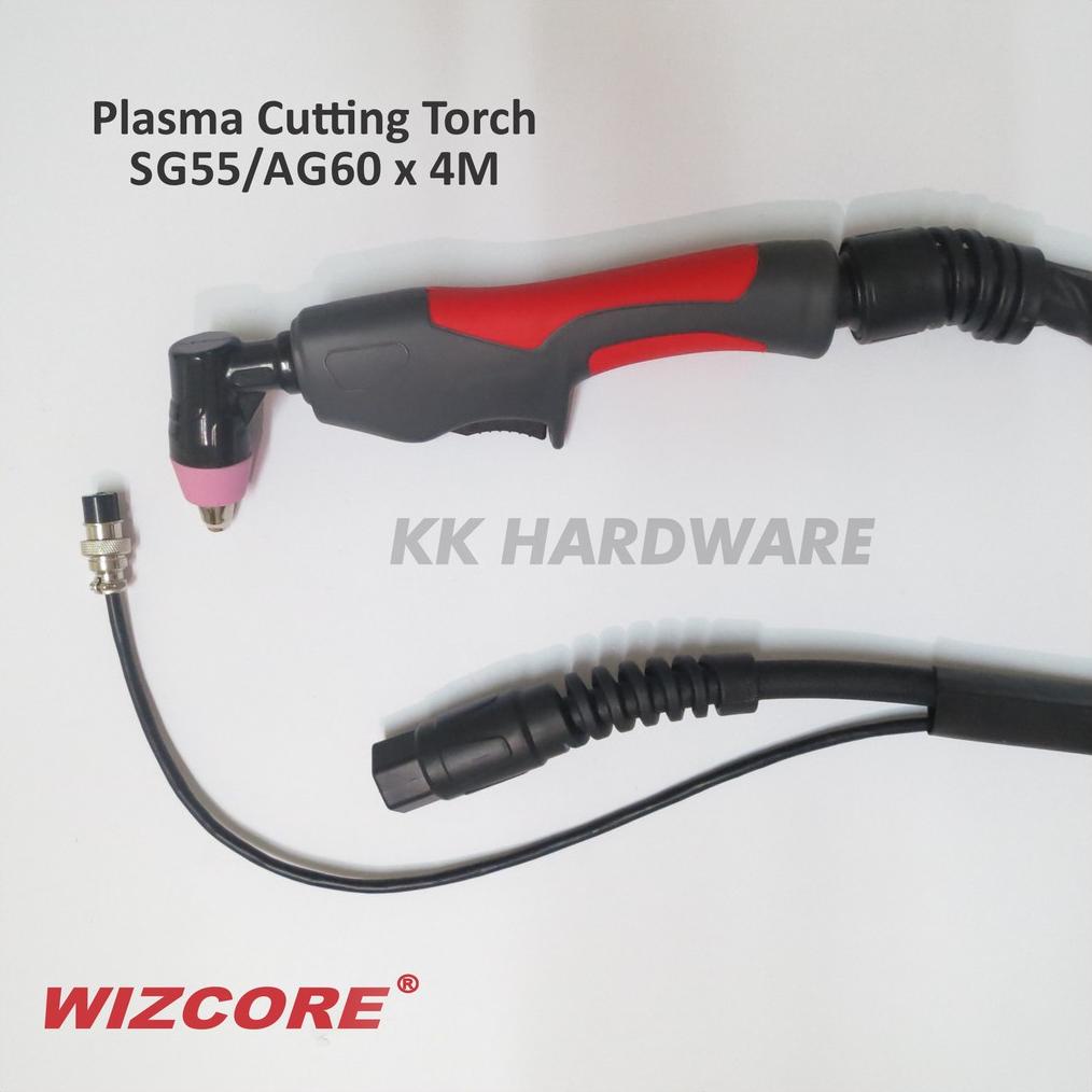Barang Baru  Plasma Cutting Torch Sg55/Ag60 X 4M Cut 60 Stang Plasma Torch Potong Terlaris