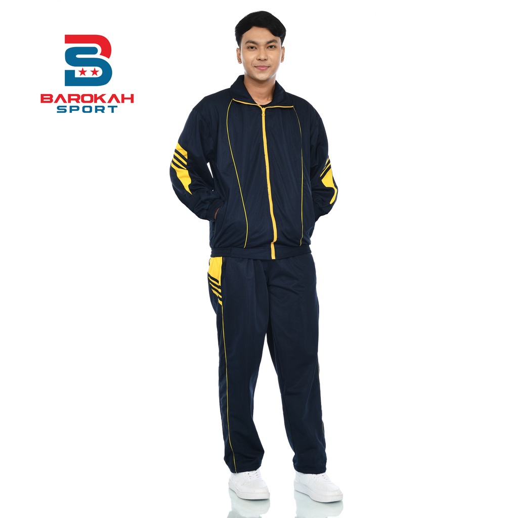 Promo Mega Sale 1.1 // barokah sport/fashion pria/Jaket olahraga stelan/set olahraga jaket