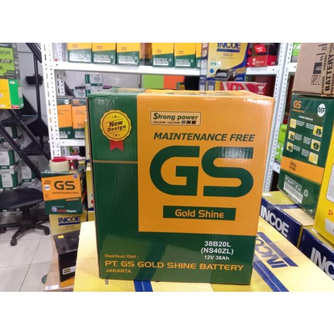 Aki Mobil Sigra Ns40Zl Gs Kering Aki Bebas Perawatan Aki Siap Pakai