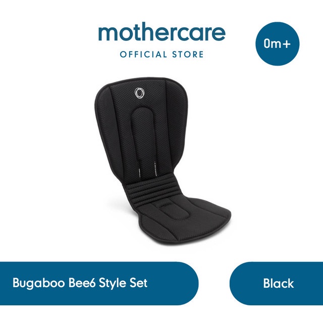 Bugaboo Bee6 Seat Fabric Black - Alas Duduk Kereta Dorong (Hitam)
