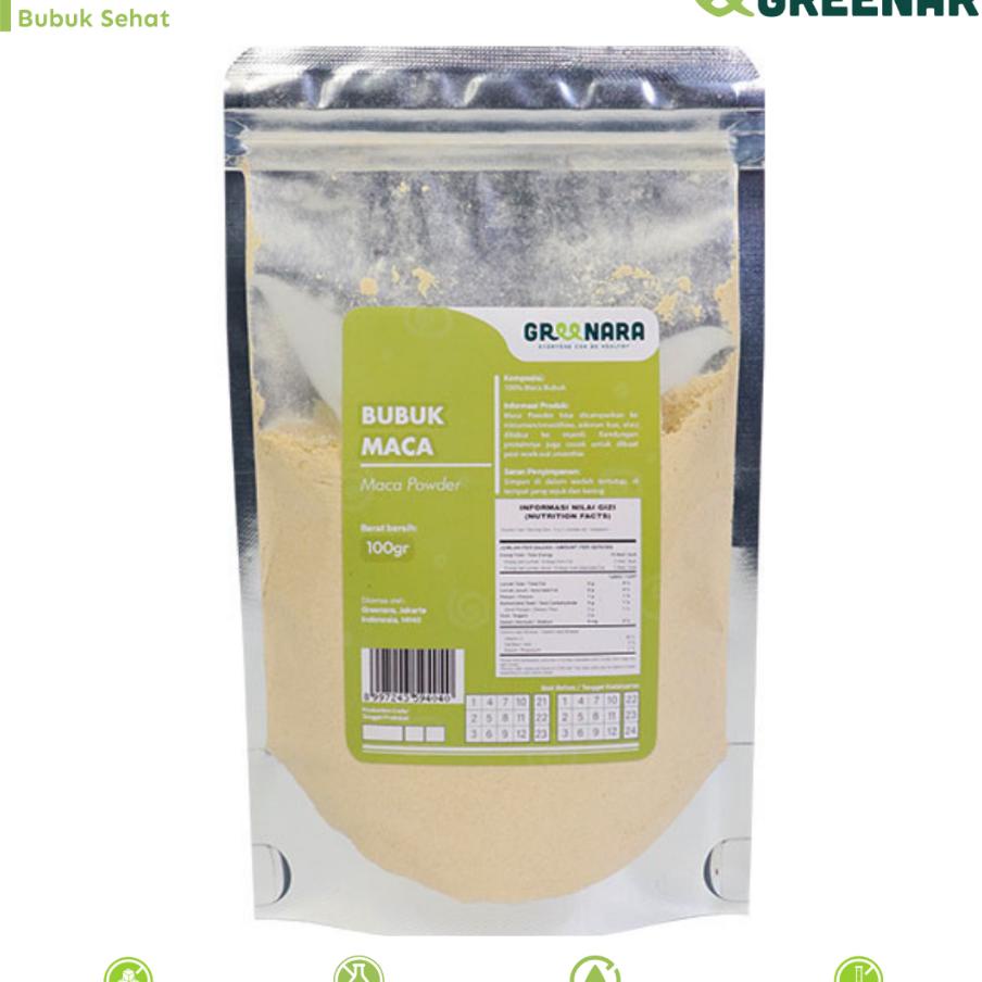 

Greenara - Maca Bubuk 100Gr / Organic Maca Powder