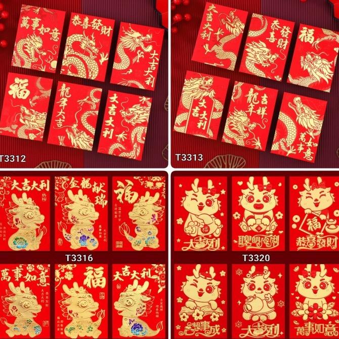 

Angpao Naga Merah Pendek Isi 6 Angpau Sincia Murah Ampau Imlek Grosir Berkualitas