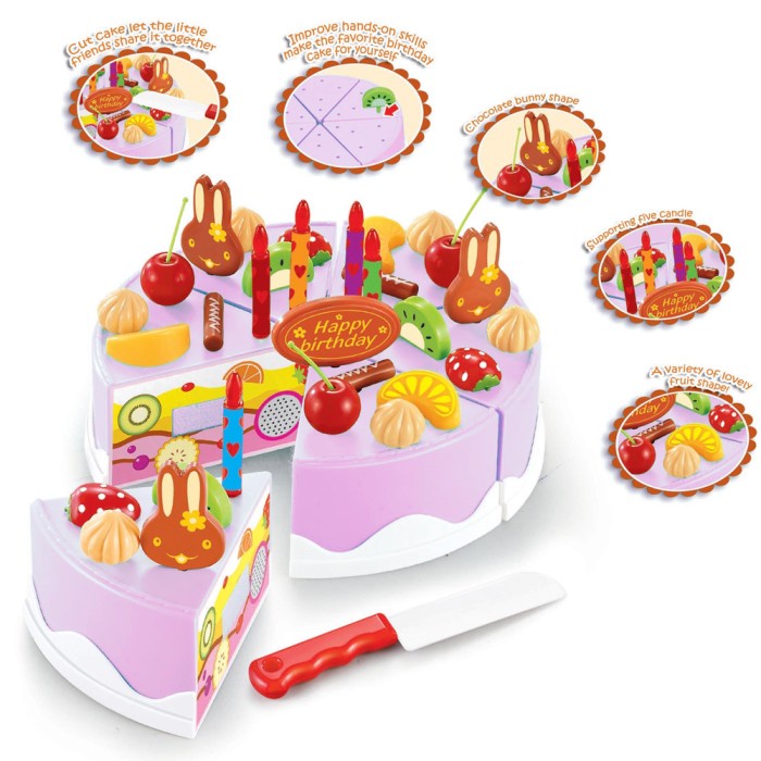 

TERLARIS Mainan Kue Ulang Tahun Benyanyi Pink