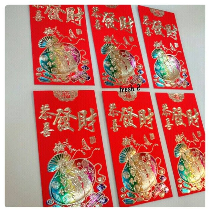 

Angpao Imlek Panjang Isi 6.Bermotif .Amplop Imlek ((_Baca Diskrips_I))