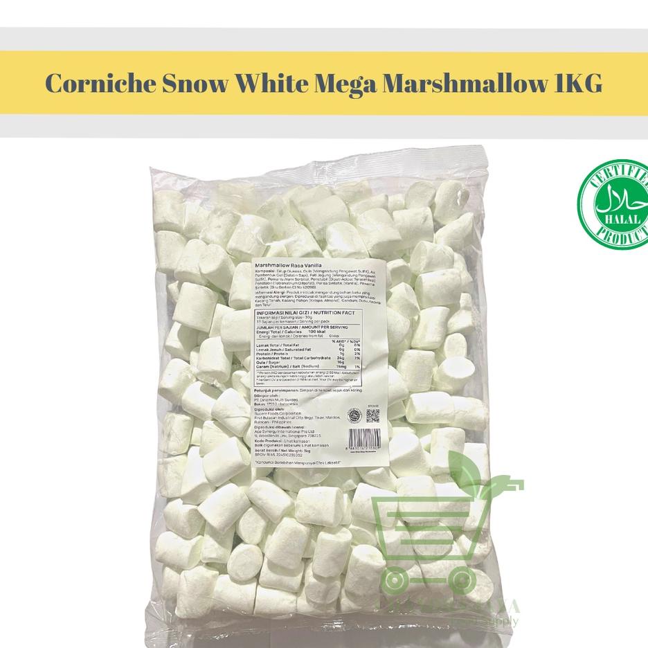 

Corniche Snow White Mega Marshmallow 1Kg