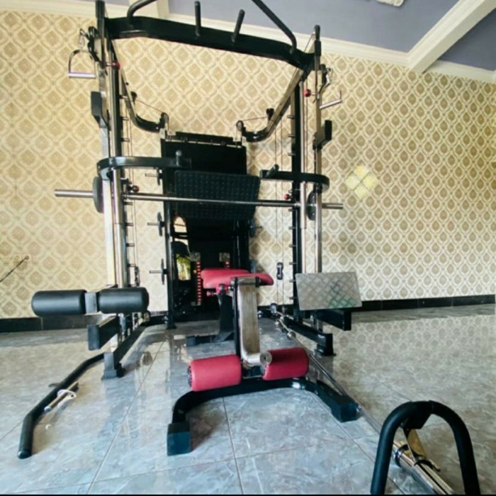 Alat Olahraga Fitness Gym - Smith Machine Multi