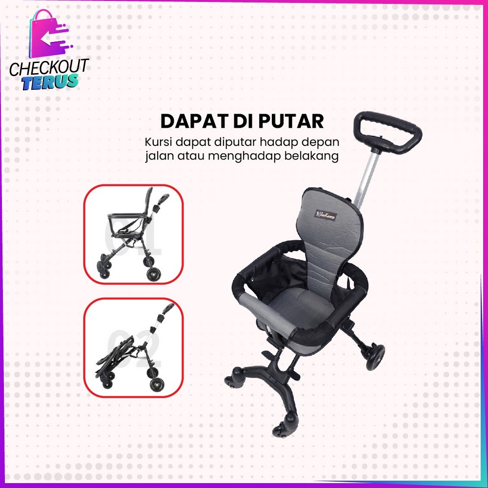 [BABY'S NEEDS] CT C833 Stroller Baby Lipat Kereta Dorong Balita Two Way Travel Magic Stroller Kereta