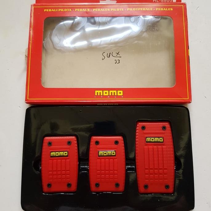 Pedal Mobil / Cover Pedal Mobil / Aksesoris Pedal Mobil Manual RED