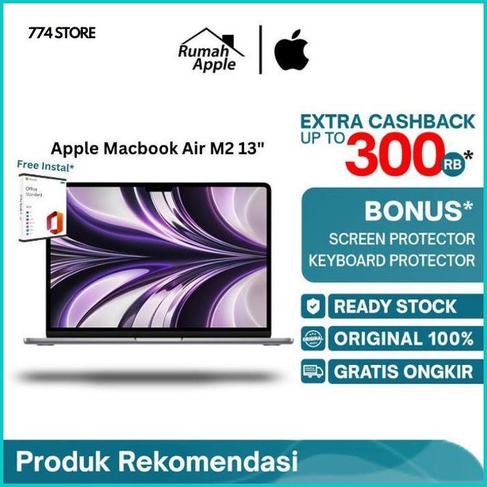MacBook Air 2022 M2 Chip 13" Inch 256GB RAM 8GB 8 Core GPU Apple IBOX 774 Store