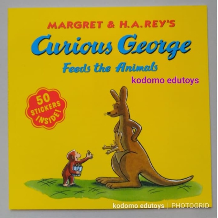 

Promo!! Curious George Feeds the Animals by ey & H.A.Rey's,Buku Impor Anak