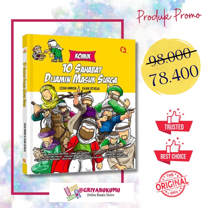 

Promo!! Komik Anak 10 Sahabat Dijamin Masuk Surga By Pustaka Al Kautsar