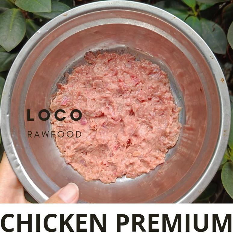 

Ready READY RAWFOOD CHICKEN PREMIUM 1kg / CHICKEN RAW FOOD / AYAM GILING PREMIUM / makanan hewan / makanan anjing / makanan kucing / pakan ternak / umpan pancing / daging giling