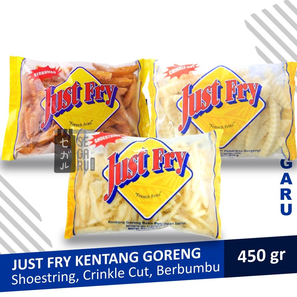 

Ready Just Fry Kentang Goreng French Fries Shoestring / Crinkle / Berbumbu