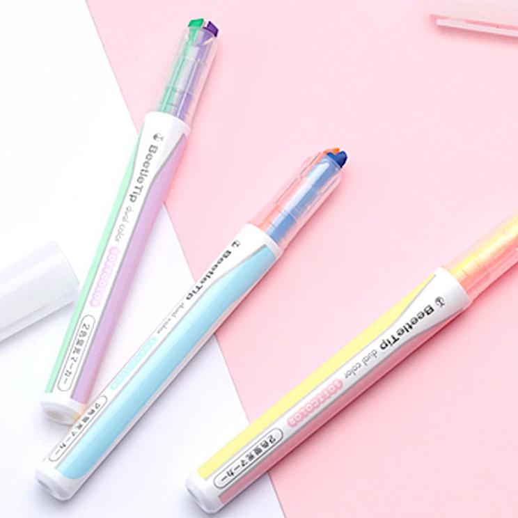 

Kokuyo Beetle Tip Highlighter Soft Color / Marker Pewarna Anda