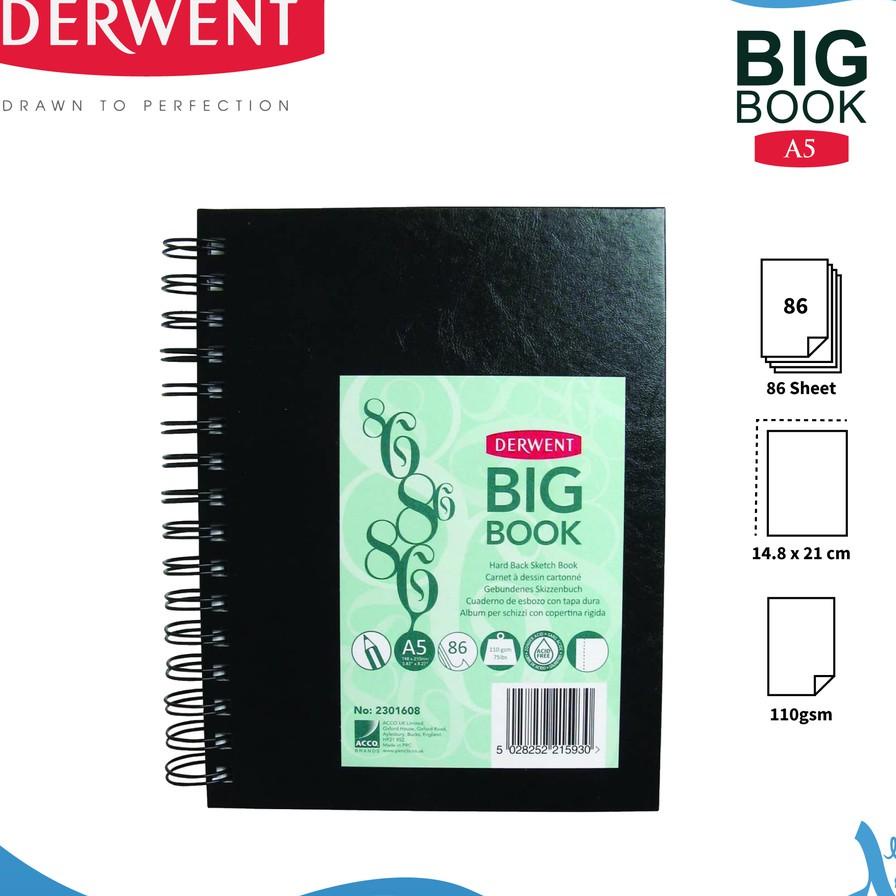 

Buku Sketsa Derwent A5 Big Book Hard Cover Wire Bound Sketchbook