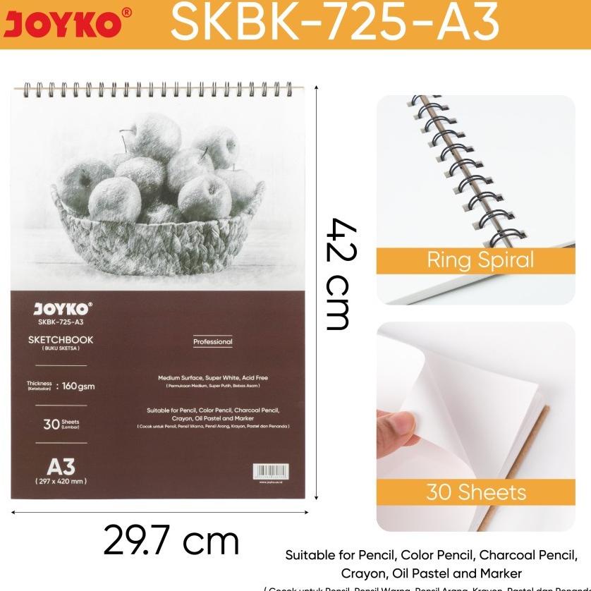 

Buku Sketsa Gambar A3 Joyko Skbk-725 Sketch Book