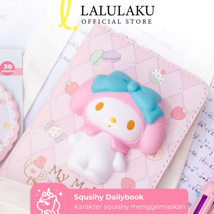 

Buku Diary Melody Cinamonroll Hello Kitty 3D Squishy Book Notebook Agenda Buku Catatan Anak Buku Tulis Diary Kado Lucu Unik