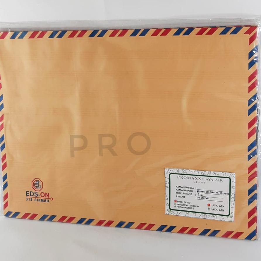 

Amplop Coklat Tali 312 Airmail Isi 50 Pcs