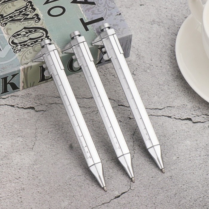 

Pena Pulpen Multifungsi Ballpoint Caliber Measuring Tool Scale - B100