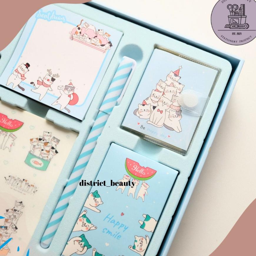 

Jurnal 7 In 1 Kucing Cute Cat Paket Alat Tulis Lengkap Cat Lovers Hampers Kado Anak