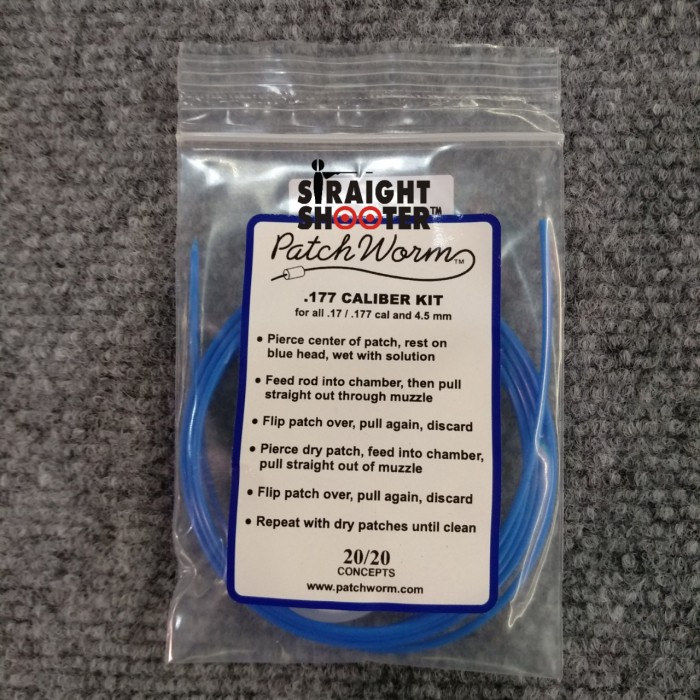 PATCH WORM - PATCH CLEANING KIT CAL.177 MADE IN USA