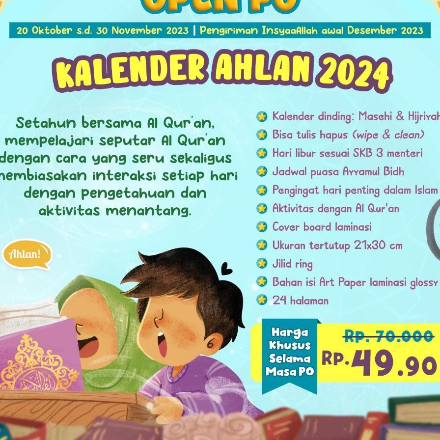 

[Abc] Ready Kalender 2024 Ahlan Setahun Bersama Alquran